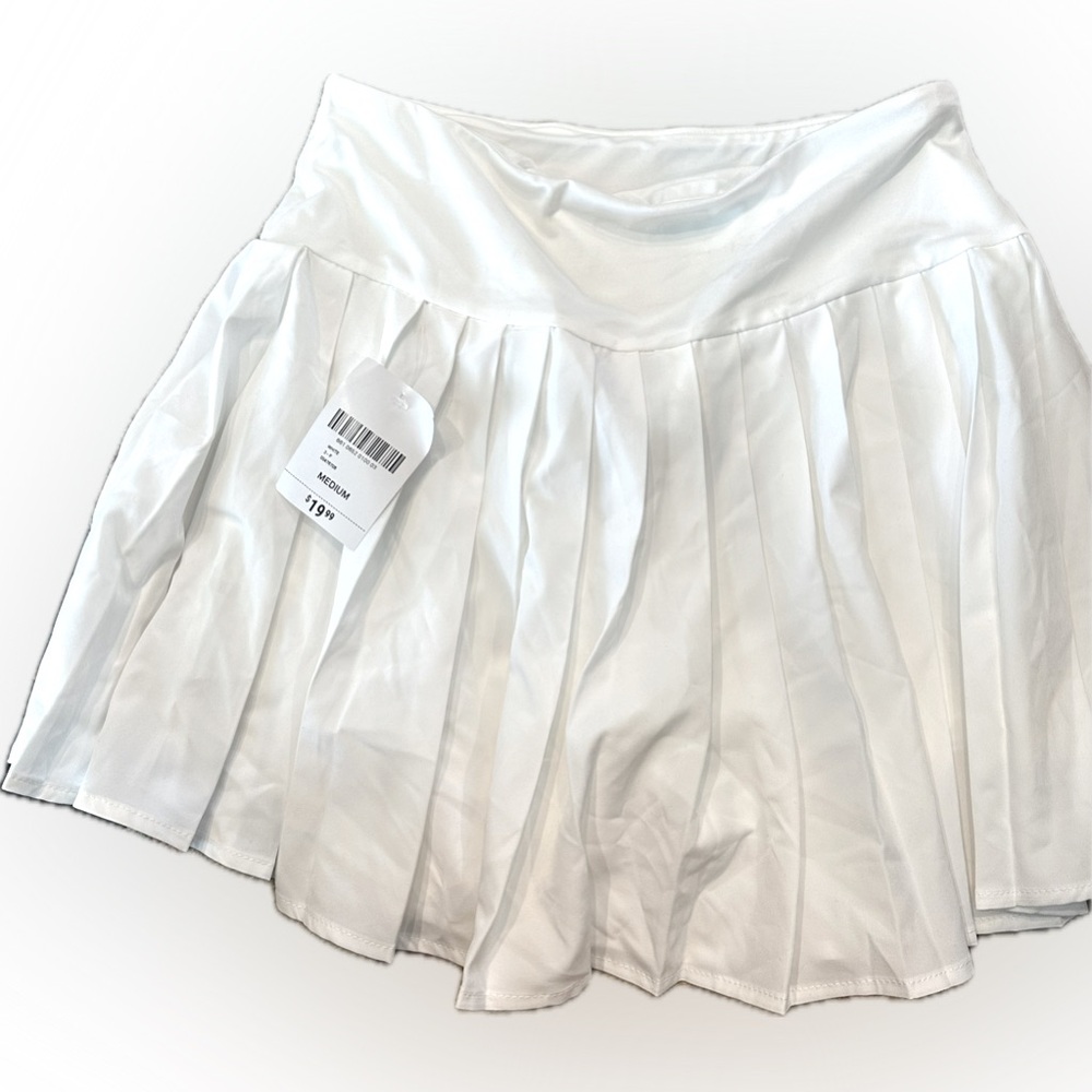Forever 21-White tennis skirt -M